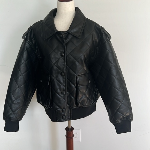 Rebecca Minkoff Jackets & Blazers - Rebecca Minkoff Faux Leather Jacket